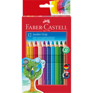 FABER-CA. Farbstifte Jumbo Grip 110912    12 Farben