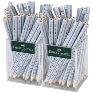 FABER-CA. Bleistifte Grip Jumbo   4mm/HB 111965    Köcher, silber        72 Stück