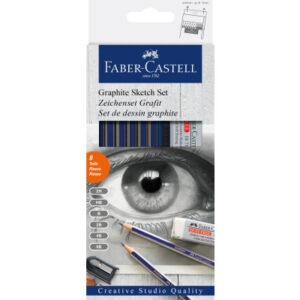 FABER-CA. Goldfaber Zeichenset 114000    Bleistift,Radierer/Spitzer