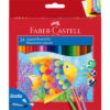 FABER CA. Farbstift Kinder Aquarell 114425                         24er Etui