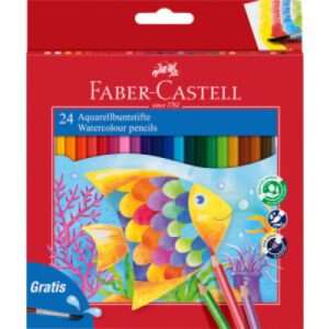 FABER CA. Farbstift Kinder Aquarell 114425                         24er Etui