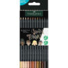 FABER CA. Farbstifte Black Edition 116414    Skin Tones           12er Etui – Bild 3
