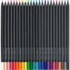 FABER-CA. Farbstifte Black Edition 116424    neon Farben ass. 24 Stück – Bild 2