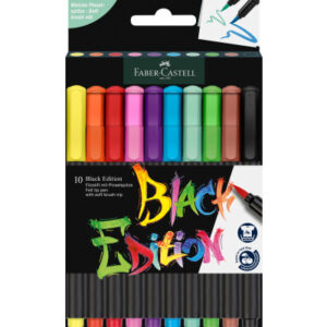 FABER CA. Fasermaler Black Edition 116451                         10er Etui