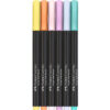 FABER CA. Fasermaler Black Edition 116453    Pastell               6er Etui – Bild 3