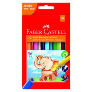 FABER-CA. Farbstifte dreikant Jumbo 116501    5.4mm, 12er Karton