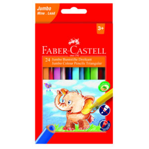 FABER-CA. Farbstifte dreikant Jumbo 116524    5.4mm 24er Karton