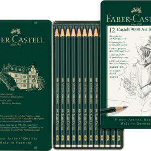 FABER-CA  Bleistift 9000           8B-2H 119065    metallic, 12 Stück