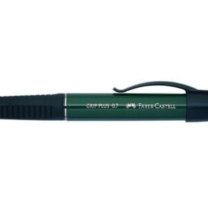 FABER-CA. Druckbleistift GRIP PLUS 0.7mm 130700    metallic-grün, Radierer