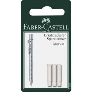 FABER-CA. Radierer 131597    Grip 2011              3 Stück
