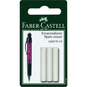 FABER-CA. Radierer 131598    Grip Plus              3 Stück