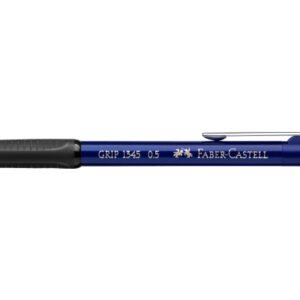 FABER-CA. Druckbleistift GRIP 1345 0.5mm 134551    blau metallic, Radierer