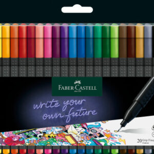 FABER-CA. Finepen Grip             0.4mm 151620    20 couleurs, Etui