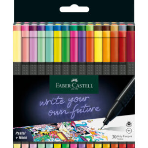 FABER-CA. Finepen Grip             0.4mm 151630    30 couleurs, Etui