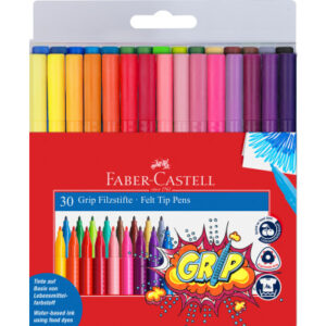 FABER-CA. Filzstift Grip Colours     3mm 155335    assortiert            30 Stück