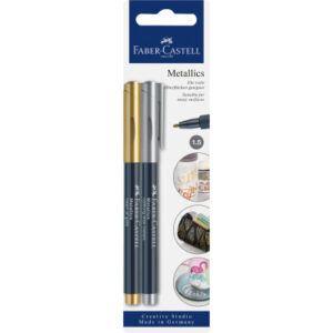 FABER-CA. Metallic Marker          1,5mm 160796    gold/silver            2 Stück