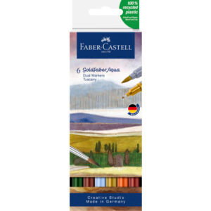 FABER-CA. Goldfaber Dual Marker 164521    Toskana, 6 couleurs