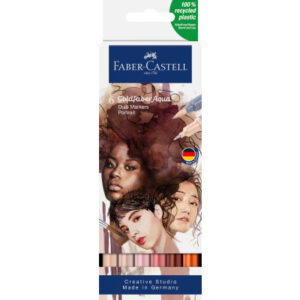 FABER-CA. Goldfaber Dual Marker 164523    Portrait, 6 couleurs