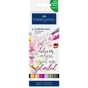 FABER-CA. Goldfaber Dual Marker 164524    Lettering, 6 couleurs