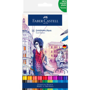 FABER-CA. Goldfaber Dual Marker 164618    18 couleurs, Etui