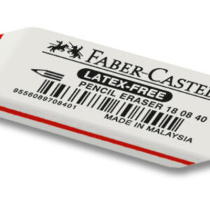 FABER-CA. Radierer Latex-free 180840    weiss