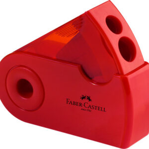 FABER-CA. Doppelspitzdose SLEEVE 182701    rot/blau