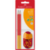 FABER-CA. Bleistift, Spitzer           B 183587    Grip 2001 Set, 3 Farben – Bild 2