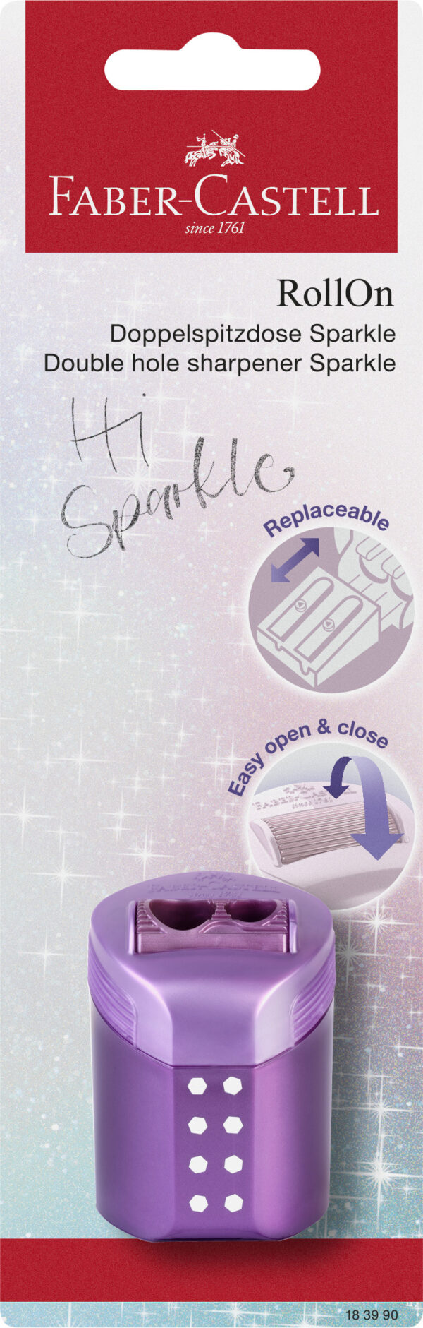 FABER CA. Doppelspitzer 183990    RollOn Sparkle        sortiert – Bild 4