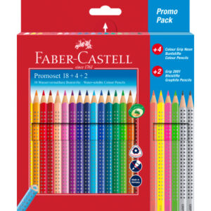 FABER-CA. Farbstifte Colour Grip 201540    Promoset, ass.          24 Stk