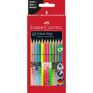 FABER-CA. Colour Grip 12er-Kartonetui 201569    4xPastell,4xNeon,4xMetallic