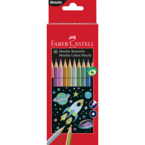 FABER-CA. Classic Colour Hexagonal 201583    metallic, 10er-Kartonetui