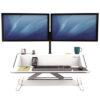 FELLOWES  Sitz-Steh Workstation Lotus 0009901   weiss – Bild 2