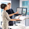 FELLOWES  Sitz-Steh Workstation Lotus 0009901   weiss – Bild 3