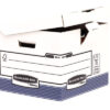 FELLOWES  BankersBox Klappdeckel Cube 0021601   weiss/blau          35x28x35cm – Bild 2