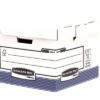 FELLOWES  BankersBox Klappdeckel Cube 0021601   weiss/blau          35x28x35cm – Bild 3