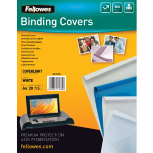 FELLOWES  Thermobinderücken 200g 3mm 5379601   weiss                 20 Stück