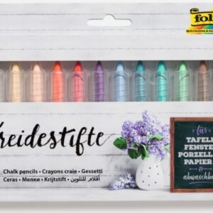 FOLIA     Kreidestifte-Set 371209    12 Stück, asass.