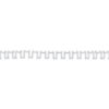 GBC       Drahtbinderücken 8mm        A4 IB165184  weiss, 21 Ringe      100 Stück – Bild 2