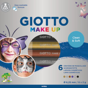 GIOTTO    Schminkstifte Make-Up F474300   Metallic Pencil        6 Stück
