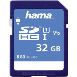 HAMA      SDHC 32GB 124135    Class 10 UHS-I 80MB/S