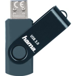 HAMA      USB-Stick Rotate 182465    3.0, 128GB, 90MB/s, Petrol