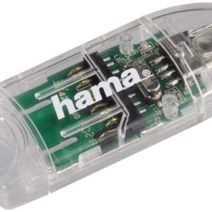 HAMA      USB-2.0-Kartenleser 8in1 91092     SD/microSD, Transparent