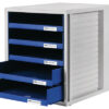 HAN       Schubladenbox        grau/blau 1401-14   5 Fächer – Bild 2