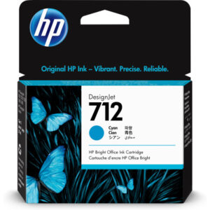 HP        Tintenpatrone 712         cyan 3ED67A    DesignJet T230/250/630    29ml
