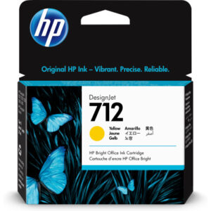 HP        Tintenpatrone 712       yellow 3ED69A    DesignJet T230/250/630    29ml