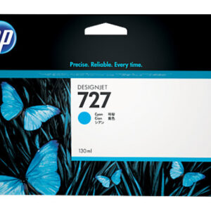 HP        Tintenpatrone 727         cyan B3P19A    DesignJet T920/T1500     130ml