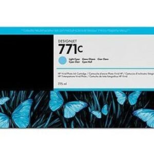HP        Tintenpatrone 771C  light cyan B6Y12A    DesignJet Z6200          775ml