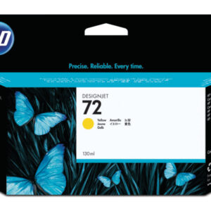 HP        Tintenpatrone 72        yellow C9373A    DesignJet T1100          130ml