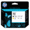 HP        Druckkopf 72 schwarz matt/gelb C9384A    DesignJet T1100