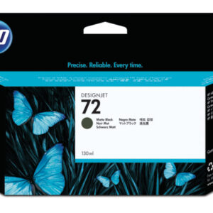 HP        Tintenpatrone 72  schwarz matt C9403A    DesignJet T1100          130ml